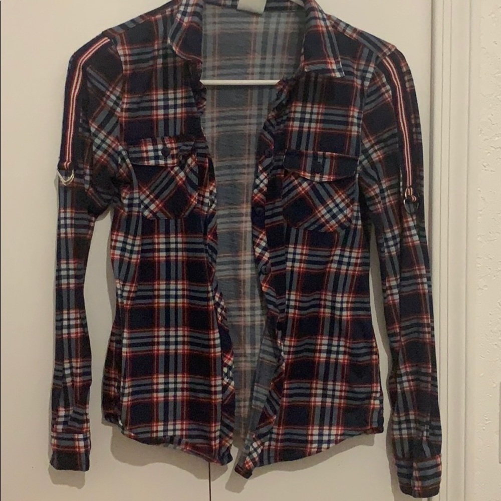 Long sleeve flannel!
